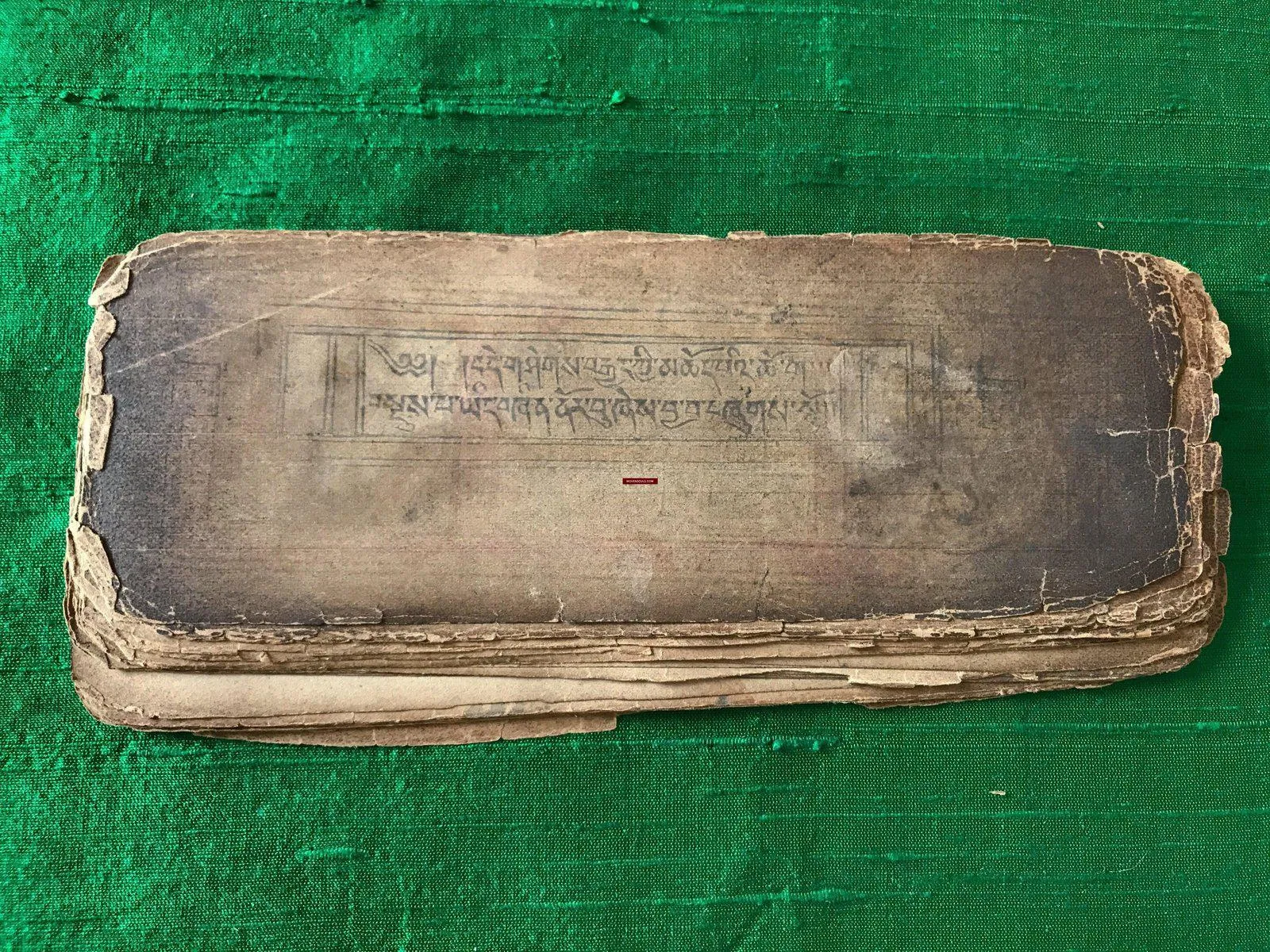 1116 Antique Tibetan / Mongolian Buddhist Manuscript