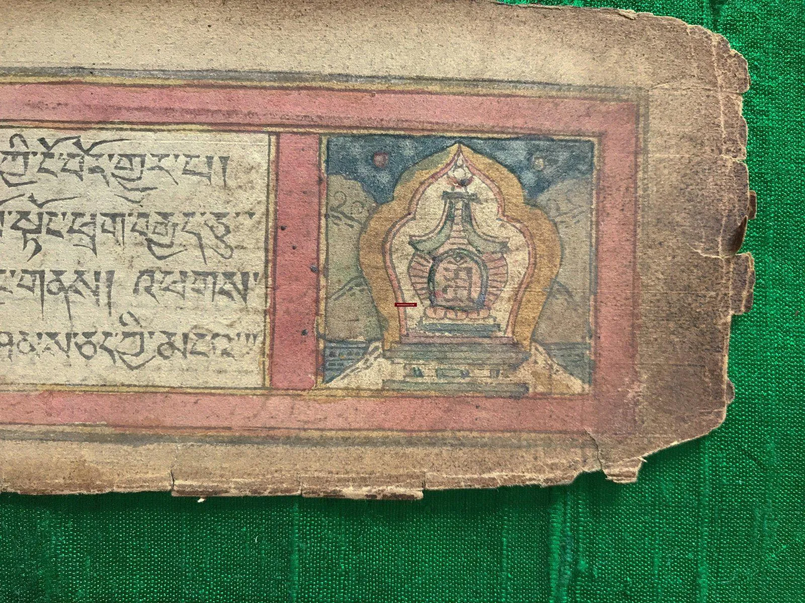 1116 Antique Tibetan / Mongolian Buddhist Manuscript