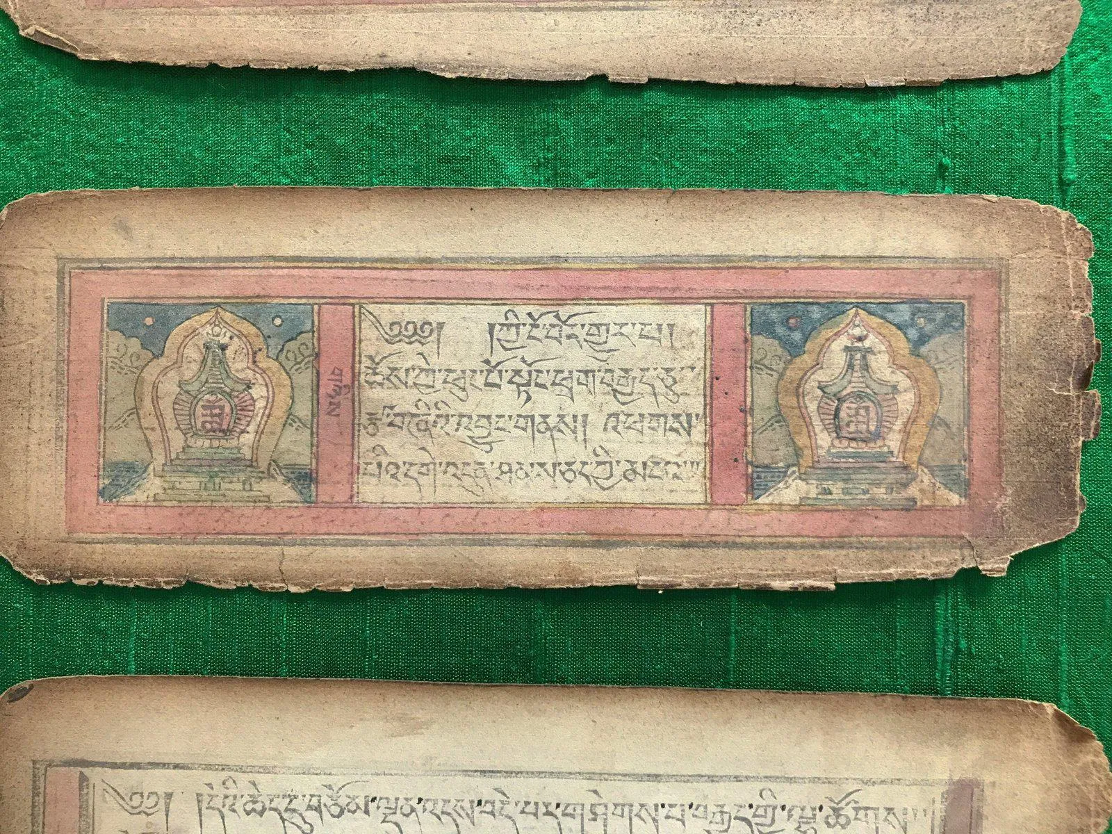 1116 Antique Tibetan / Mongolian Buddhist Manuscript
