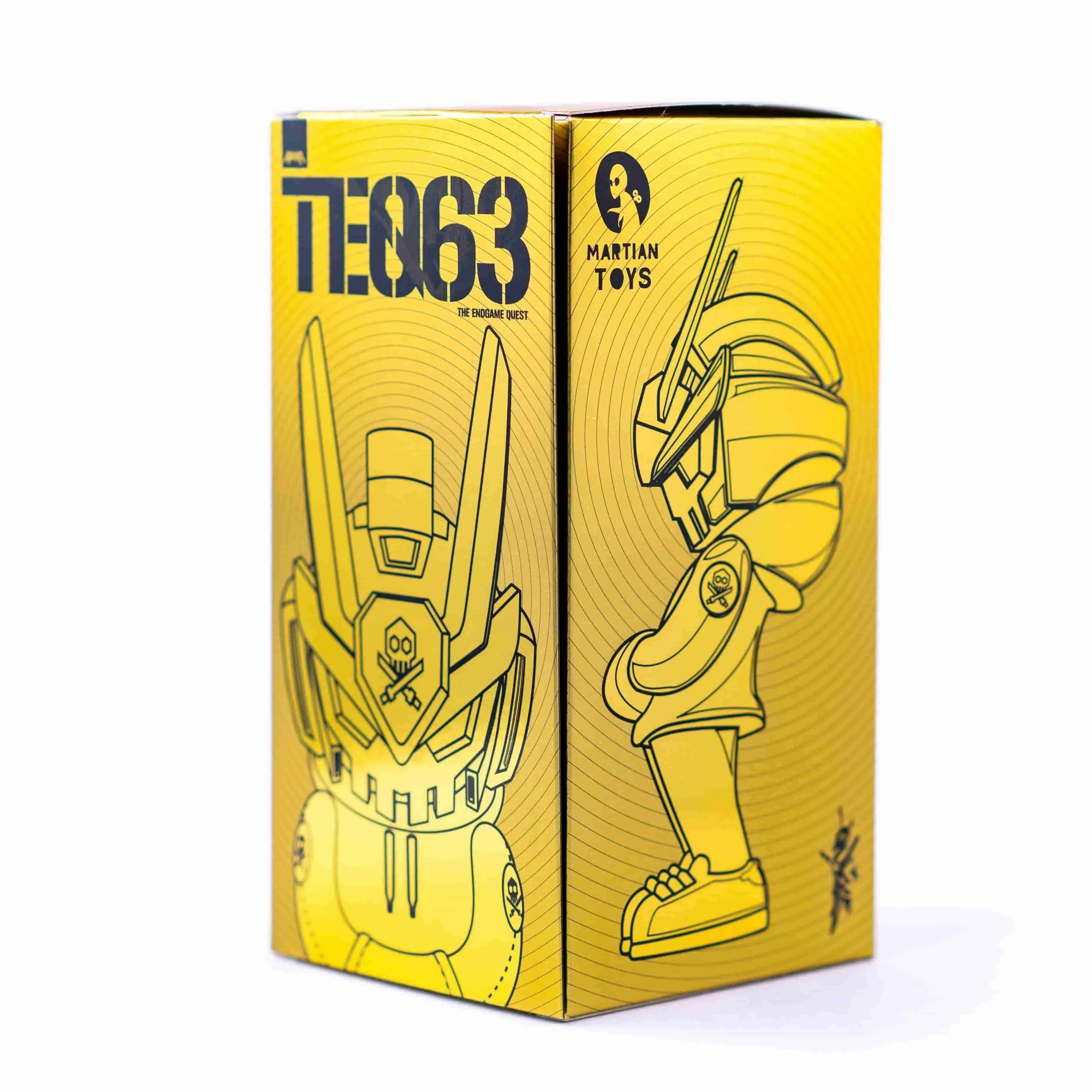 CORE EDITION TEQ 63 OG BLACK - 6 Inch Medium Figure by Martian Toys x Quiccs