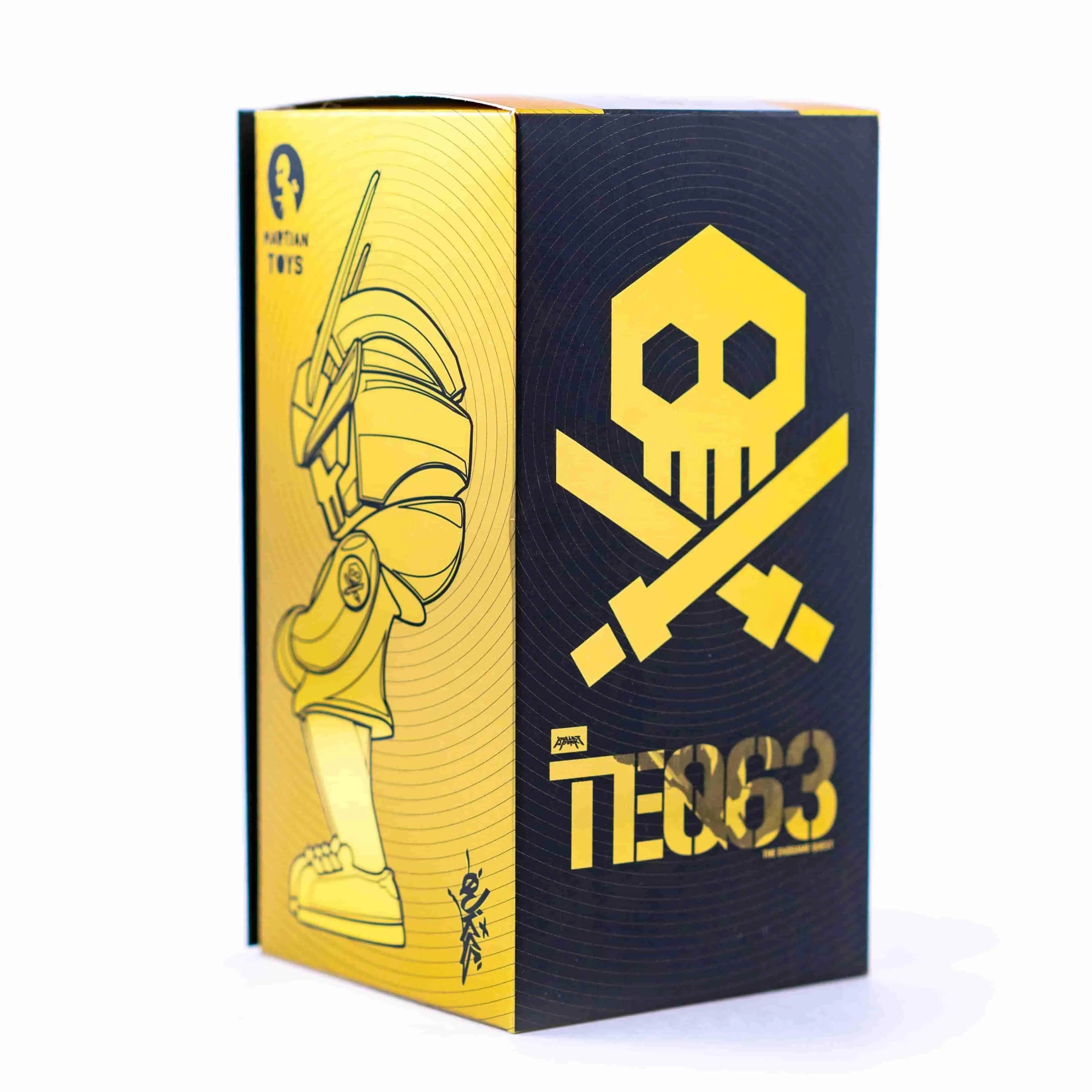CORE EDITION TEQ 63 OG BLACK - 6 Inch Medium Figure by Martian Toys x Quiccs