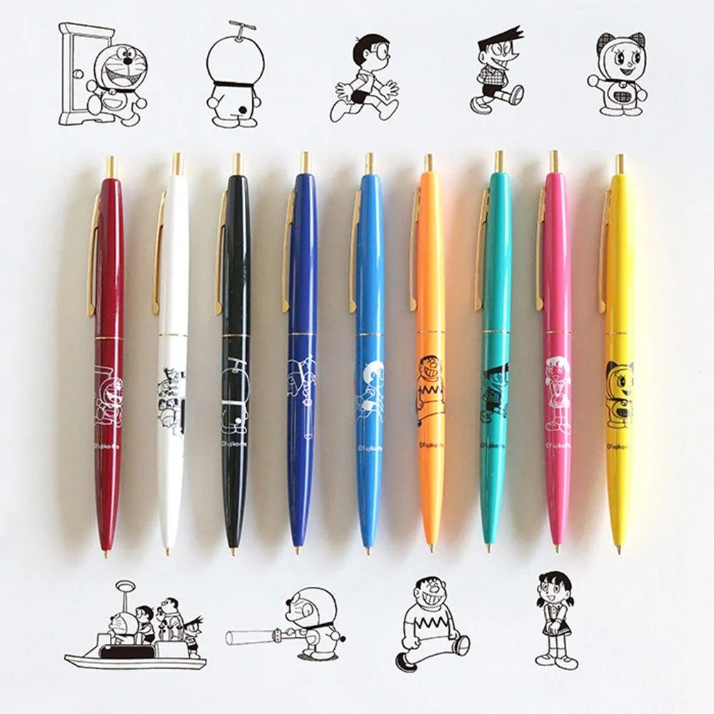 GREENFLASH x BIC DG-117 Doraemon Comic Pattern Classic Series Ballpoint Pen Black Ink