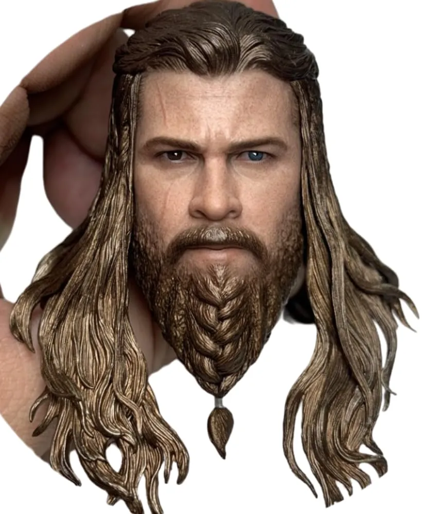 HiPlay 1:6 Scale Male Head Sculpt, Anime Style Design Head Sculpture for 12-inch Action Figures H001