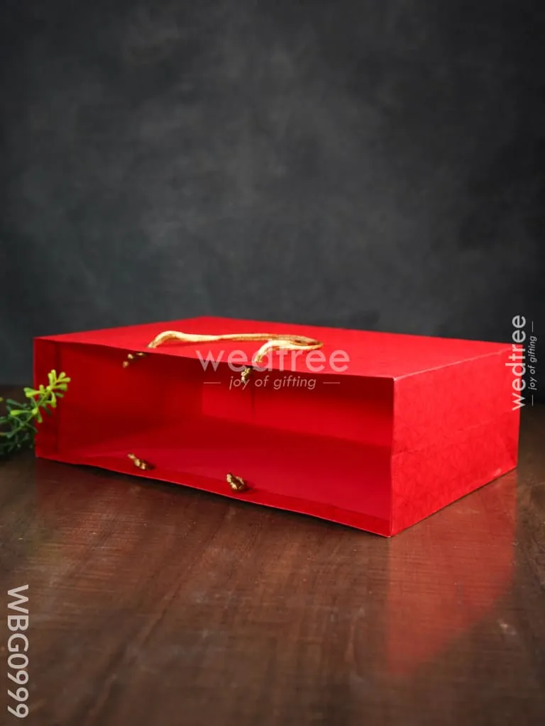 Leaf Design Printed Paper Bag - WBG0999