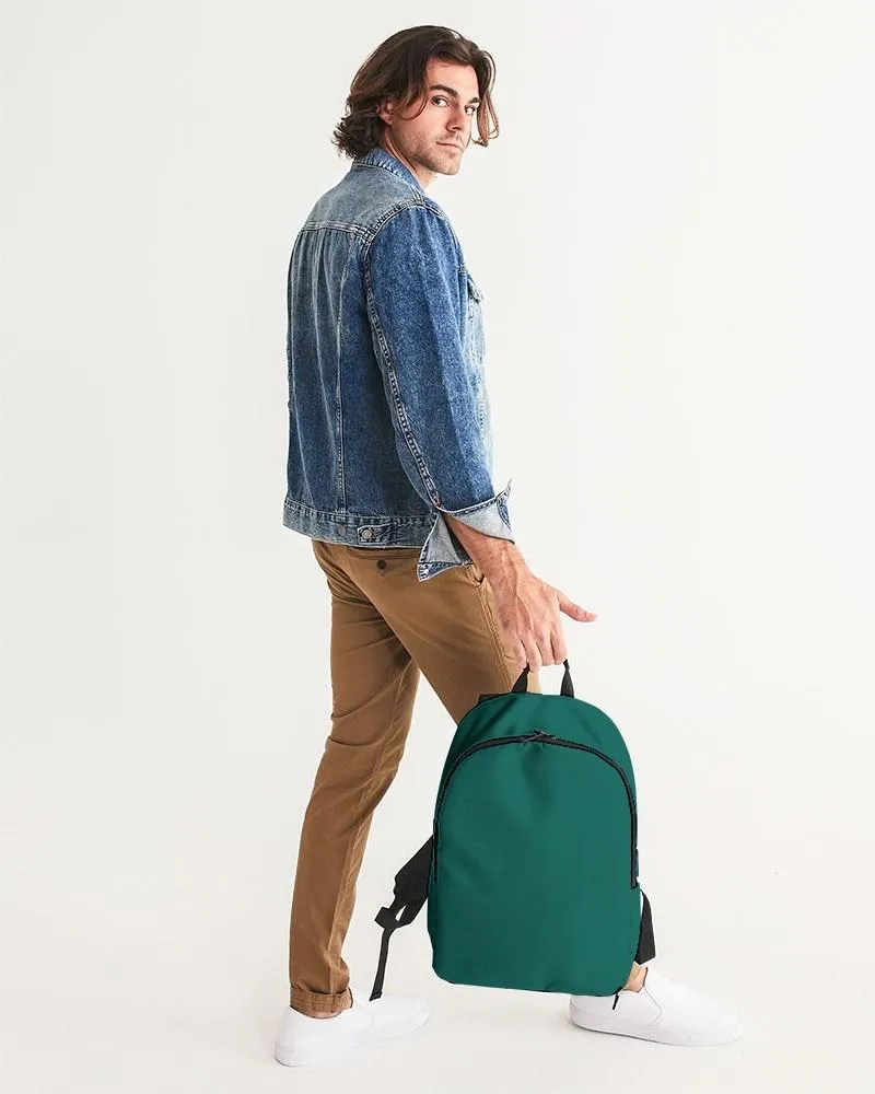 Medium Dark Blue Cool Green Waterproof Backpack | Medium Dark Pure Blue Cool Green | C100M0Y50K60
