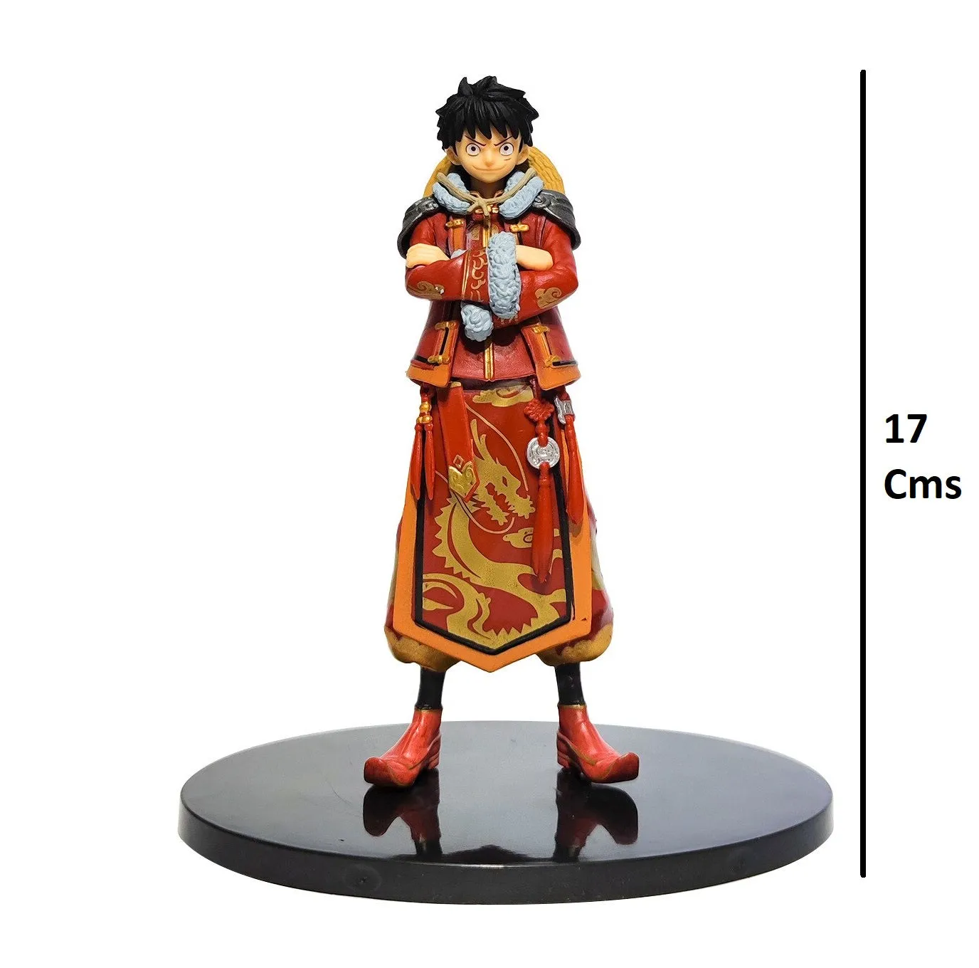 One Piece | Monkey D Luffy Land of Wano Style Anime Action Figurine | 17 Cm |