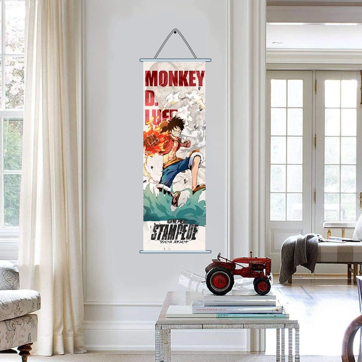 One Piece | Monkey D Luffy Model 2 Anime Poster Wall Scroll | 70 x 25 Cm |