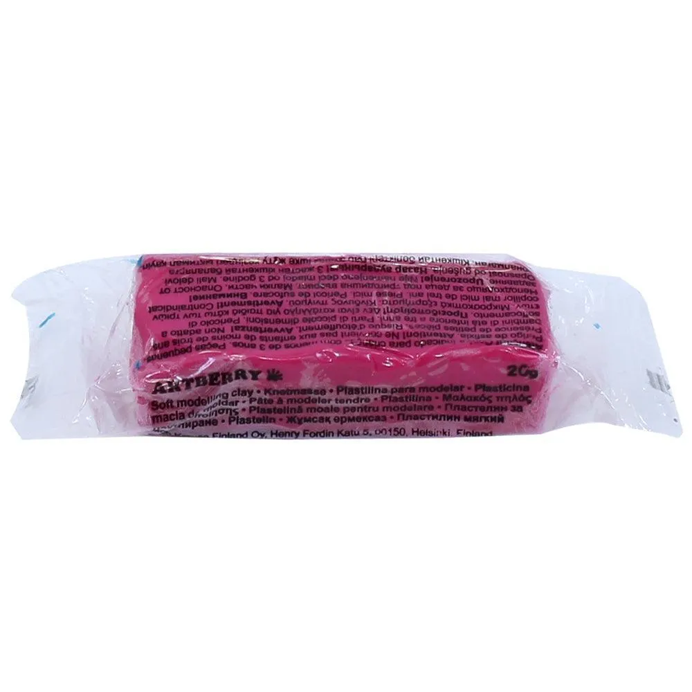 Plasticine Artberry 20g Pink, individual package