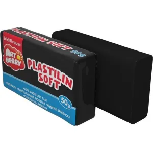 Plasticine Artberry 50g black, individual package
