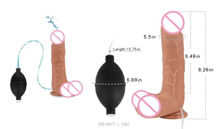 Realistic Dildo with Strong Suction Cup