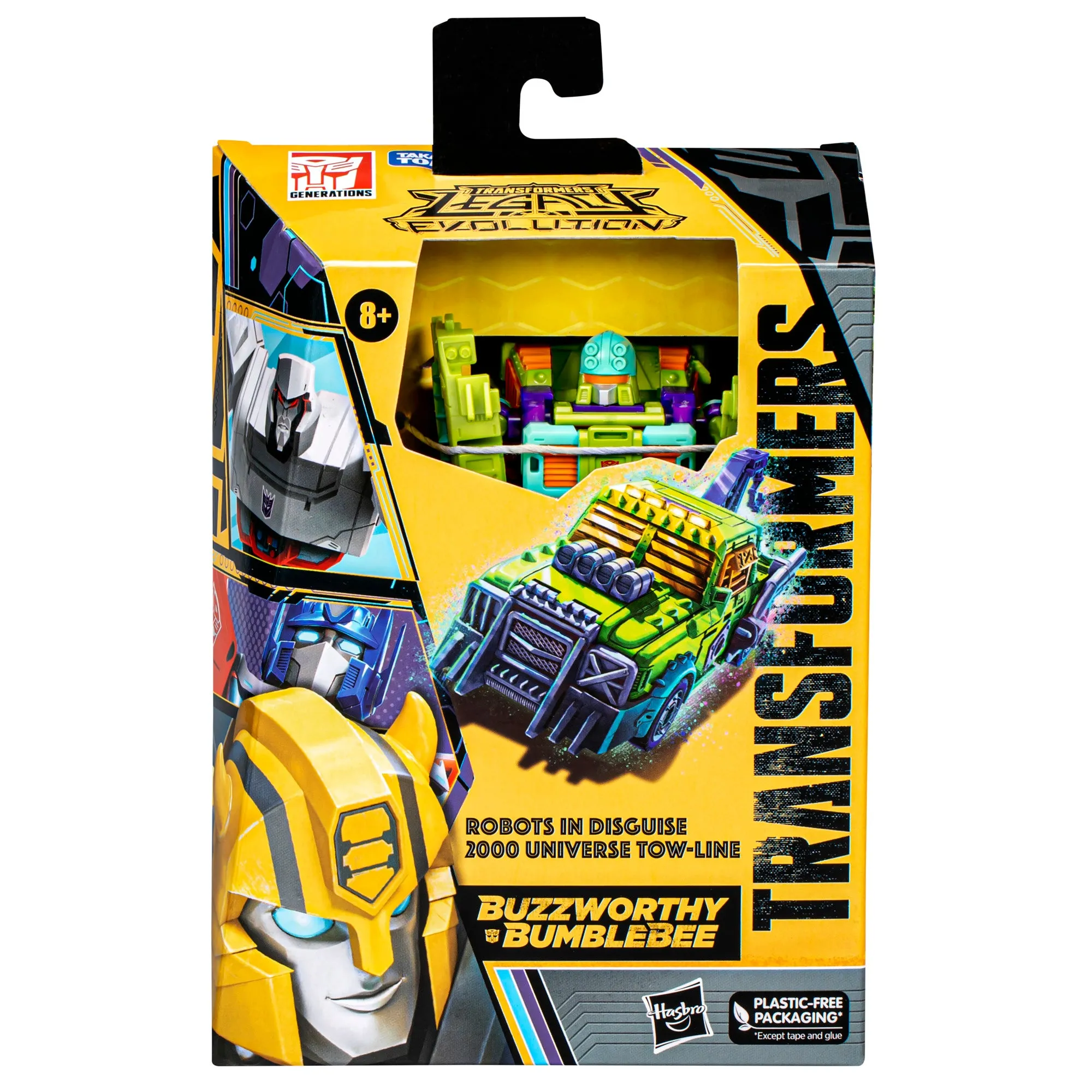 Transformers Buzzworthy Bumblebee Legacy: Evolution Robots in Disguise 2000 Universe Tow-Line