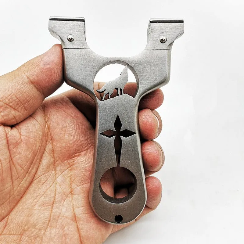 Twilight Cross Stainless Steel Slingshot