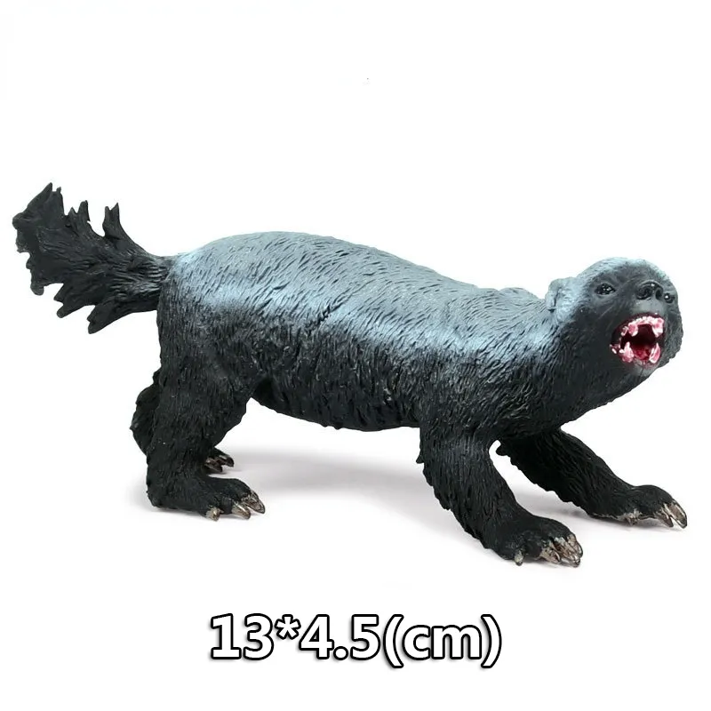 Wild Jungle Zoo Animal Models Plasticized Action Figures Tugger Panda Lion Collectible Model Doll Children's Educational Toys Gifts