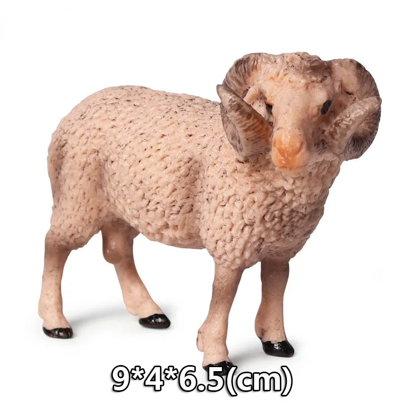 Wild Jungle Zoo Animal Models Plasticized Action Figures Tugger Panda Lion Collectible Model Doll Children's Educational Toys Gifts