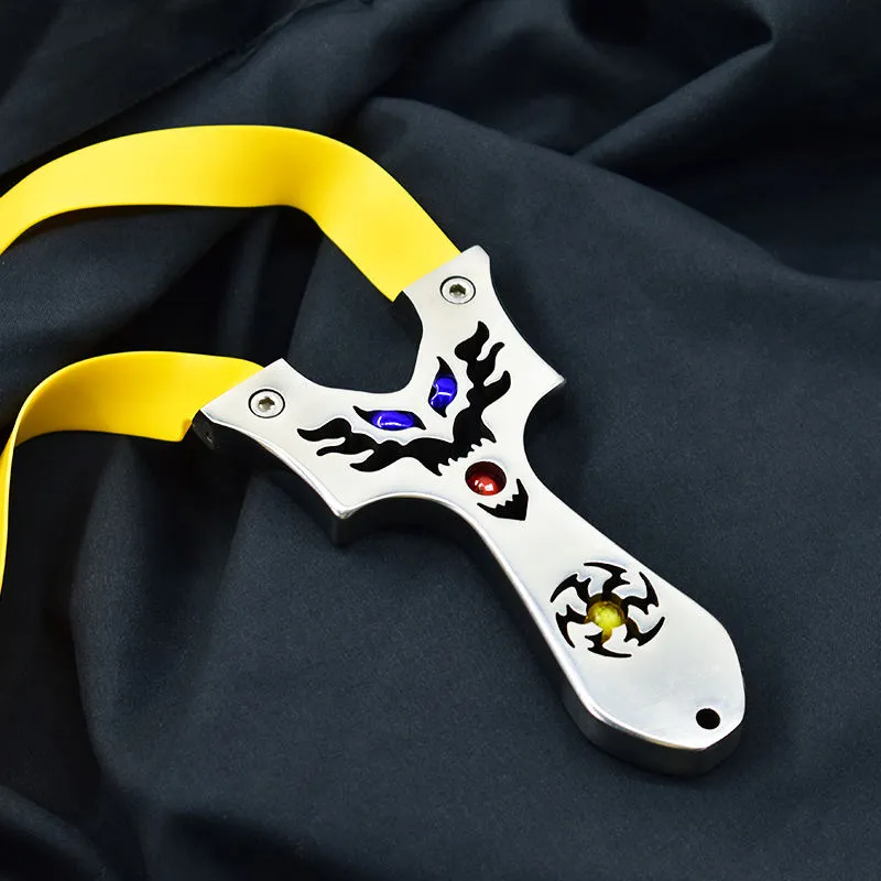 Winged Demon Steel Quick Press Slingshot