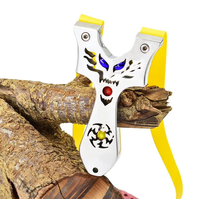 Winged Demon Steel Quick Press Slingshot
